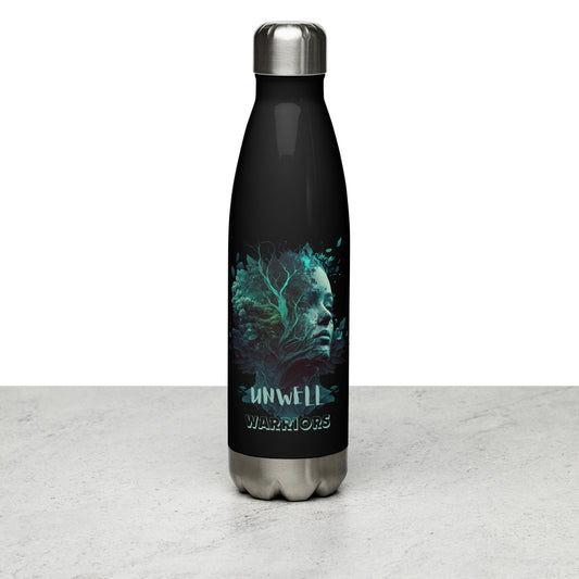 'Unwell Warriors' Stainless steel water bottle