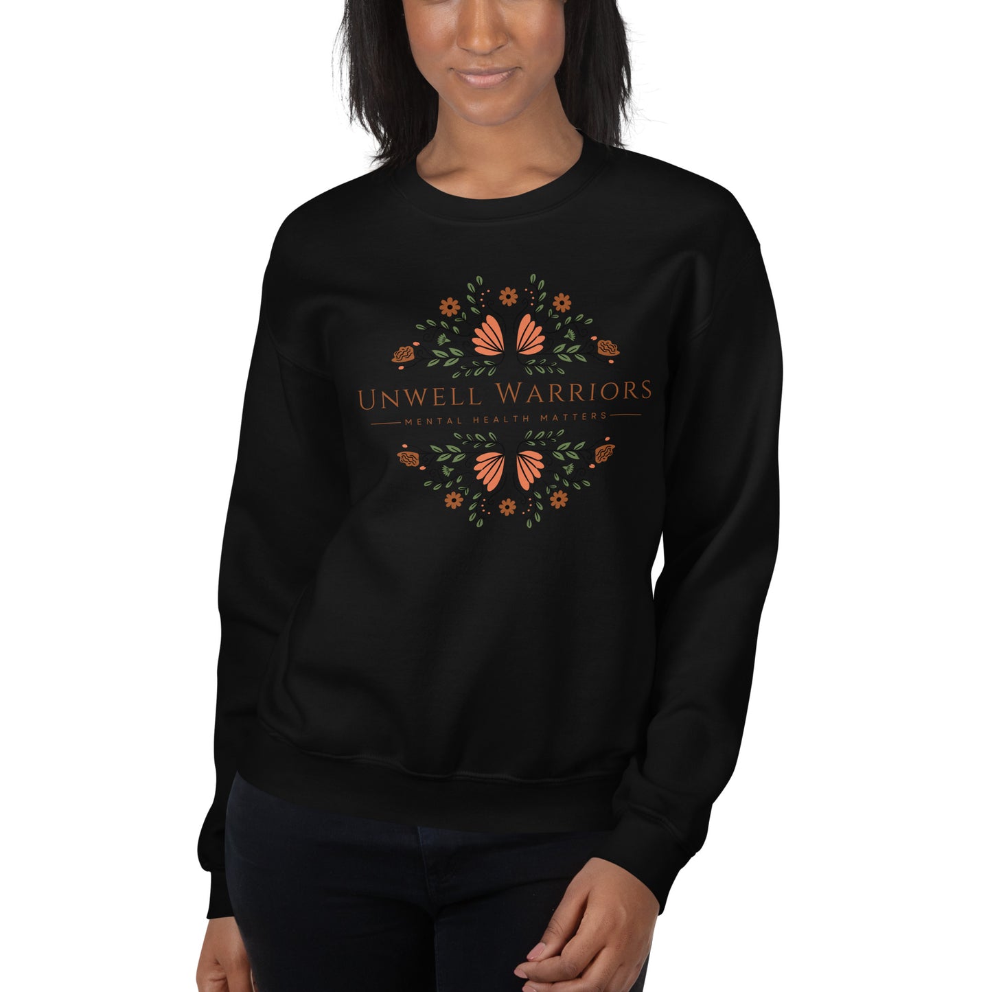 'Unwell Warriors Floral' Unisex Sweatshirt