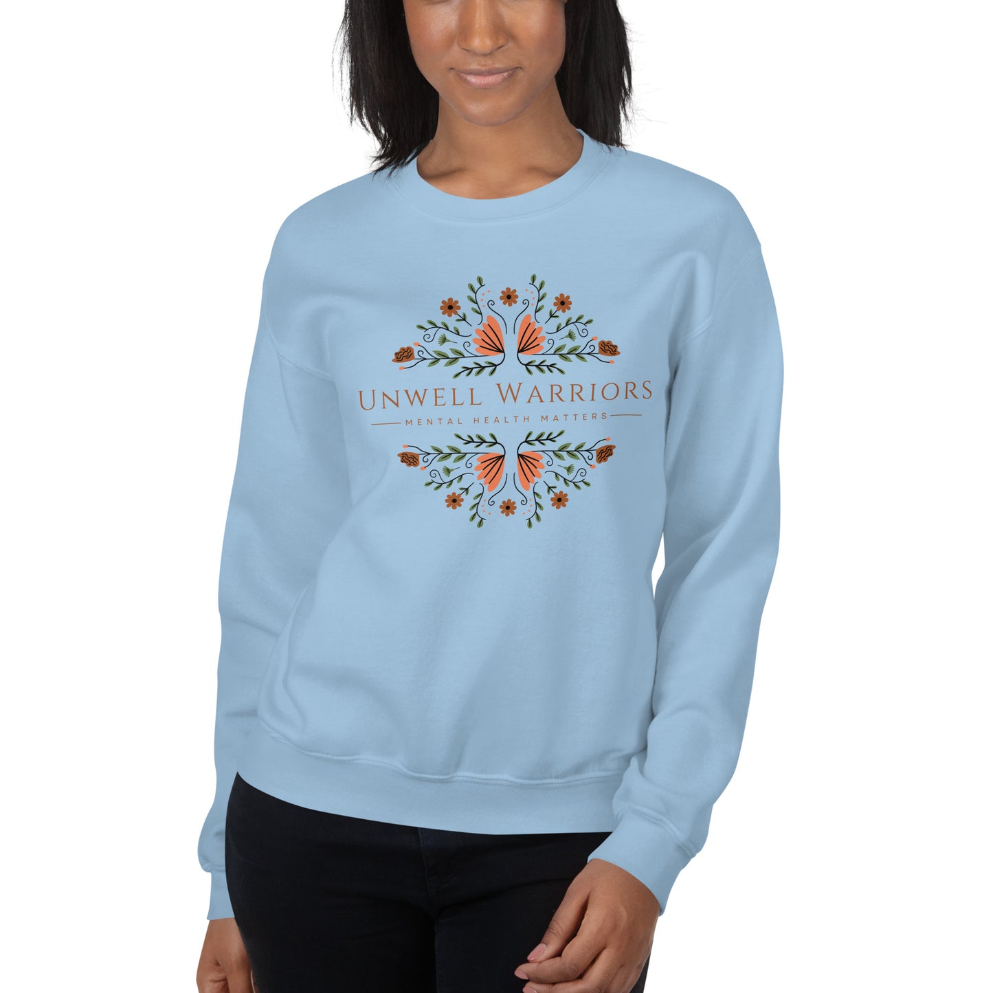 'Unwell Warriors Floral' Unisex Sweatshirt