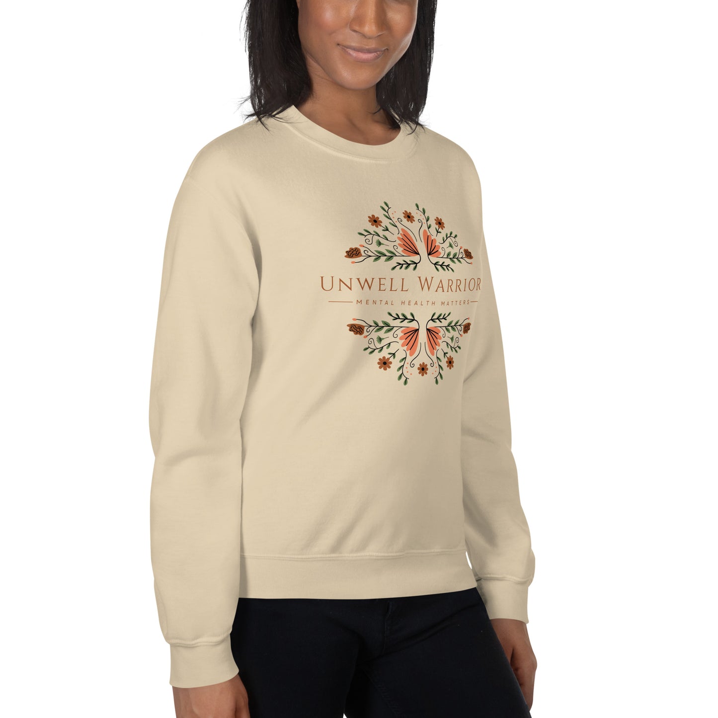 'Unwell Warriors Floral' Unisex Sweatshirt