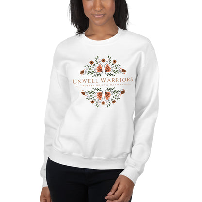 'Unwell Warriors Floral' Unisex Sweatshirt