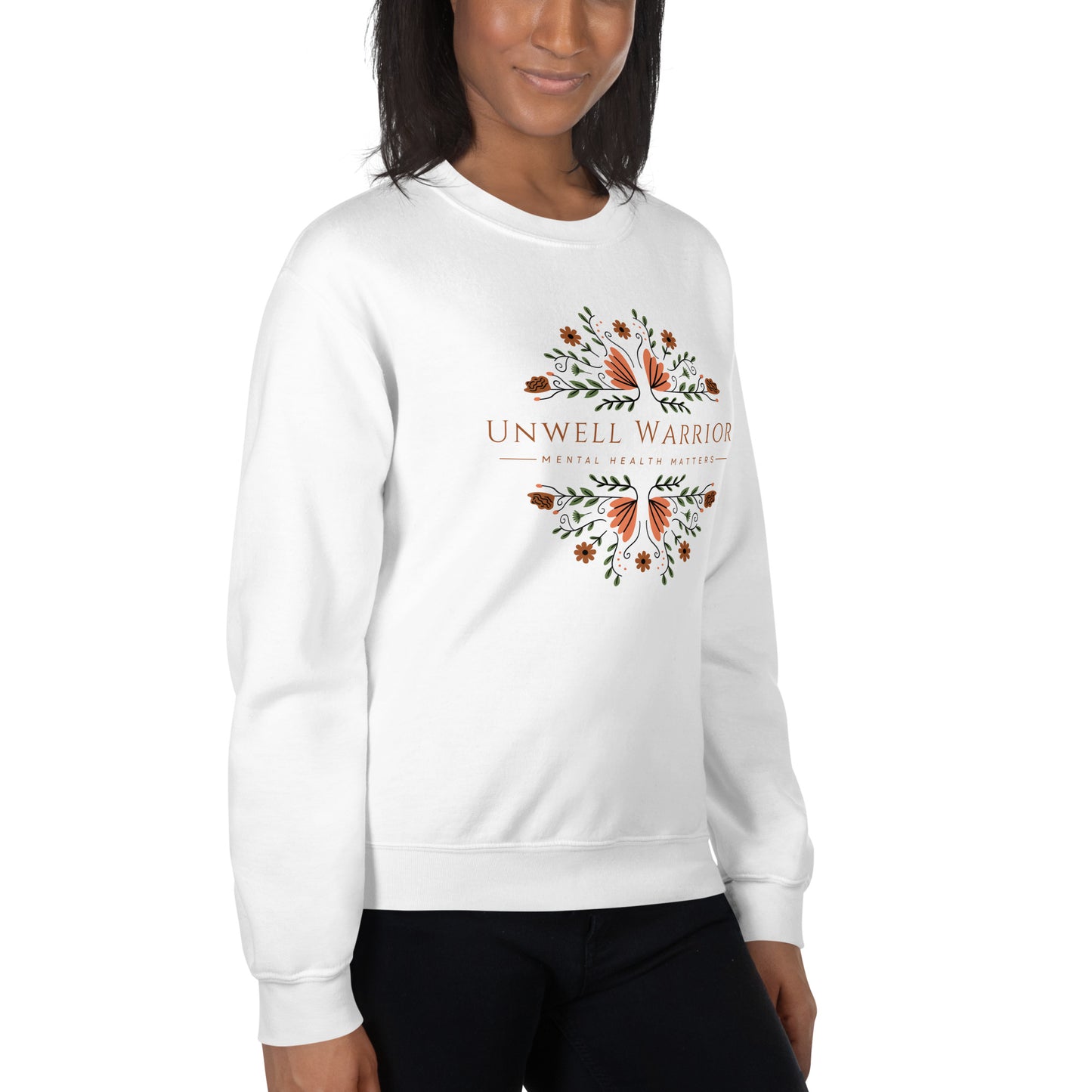 'Unwell Warriors Floral' Unisex Sweatshirt