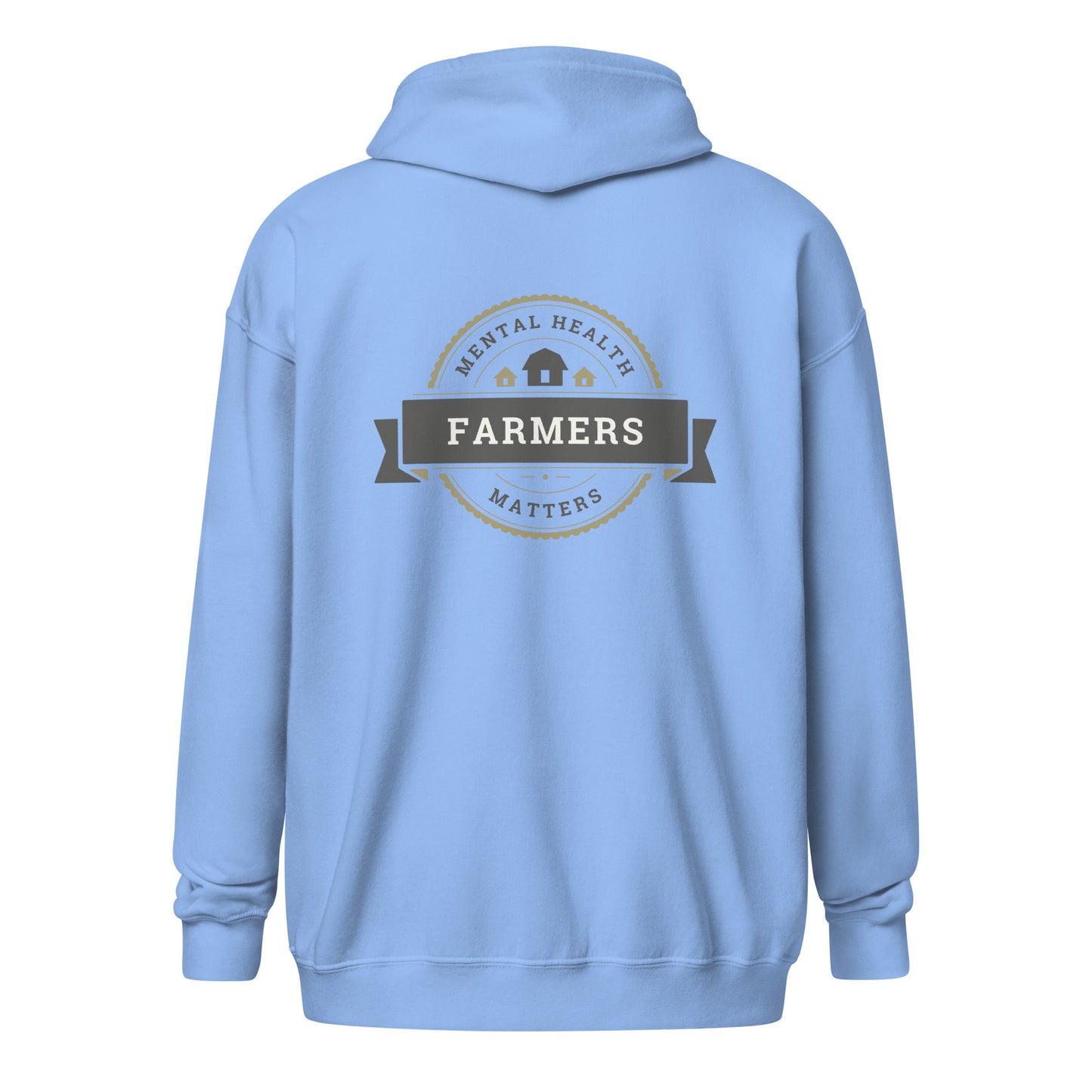 'Farmers' Mental Health Matters' Unisex heavy blend zip hoodie