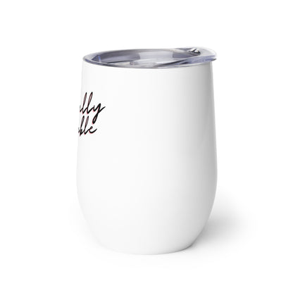 'Mentally Unstable' Wine tumbler