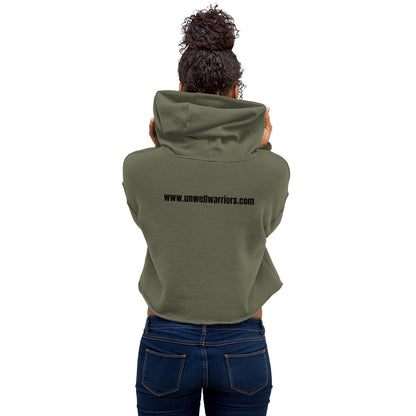 'Mentally Unstable' Crop Hoodie