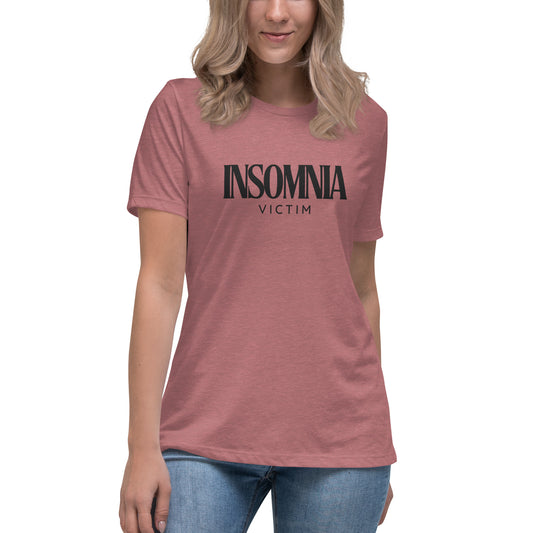 'Insomnia Victim' Women's Relaxed T-Shirt
