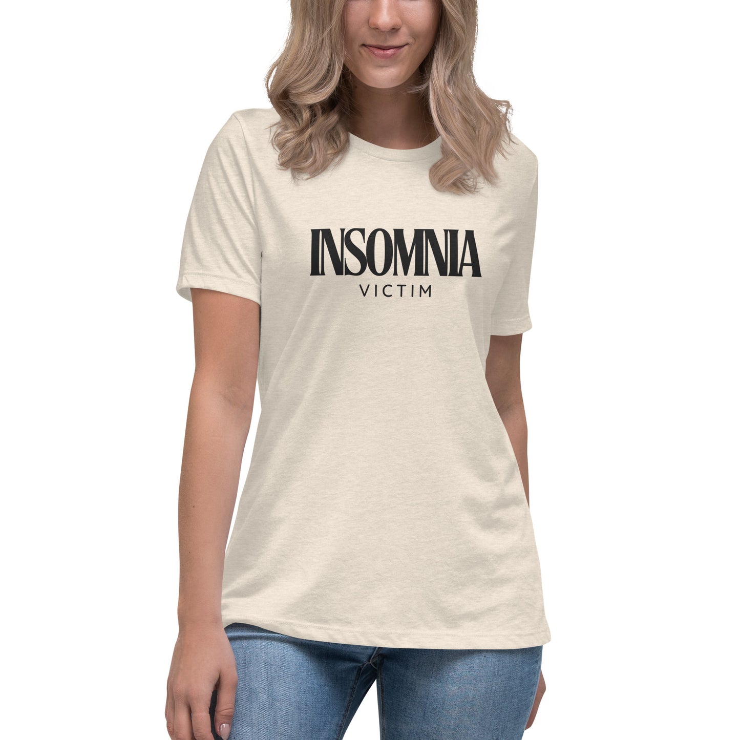 'Insomnia Victim' Women's Relaxed T-Shirt