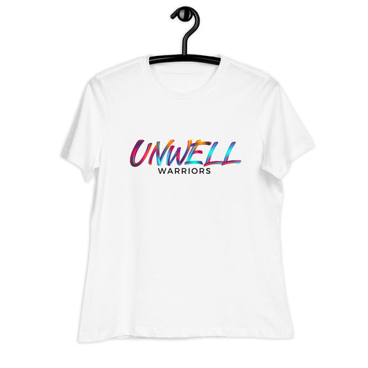 'Unwell Warriors' Women's Graphic Relaxed T-Shirt