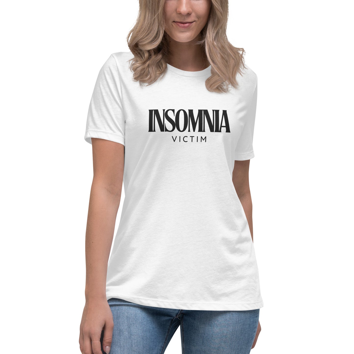 'Insomnia Victim' Women's Relaxed T-Shirt